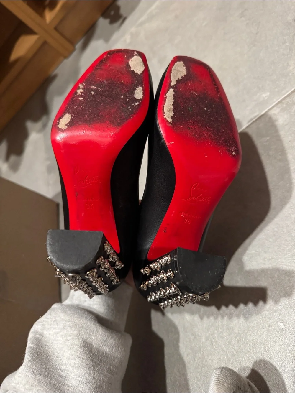 Studded Christian Louboutin Heels size 36